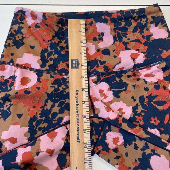 Prana Kimble 7/8 Leggings Small Nordic Pink Wildflower Floral Print - Picture 6 of 7